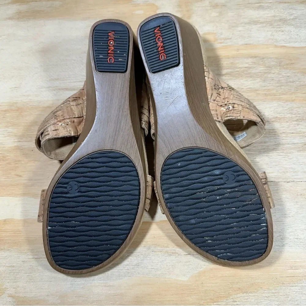 Vionic Natoma Wedge Sandals Women’s Size 7